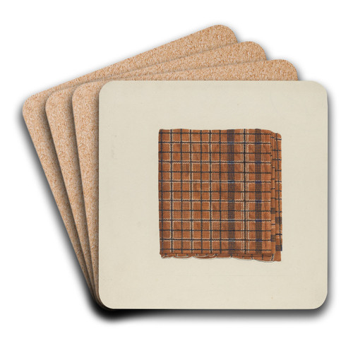 Handkerchief by George Constantine Art Drink Coaster set