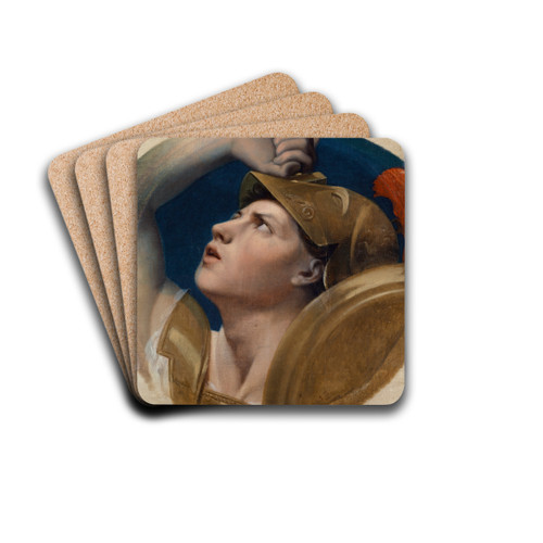 Mars by Jean Auguste Dominique Ingres Drink Coasters - set of 4
