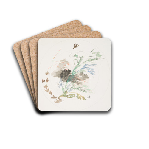 L'orage by Flix Bracquemond Drink Coasters - set of 4