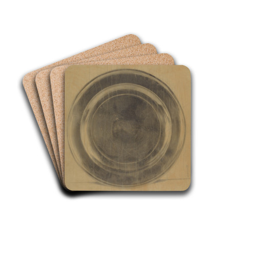 Pewter Platter by Harry Goodman Drink Coasters - set of 4 Pewter Platter by Harry Goodman Drink Coasters - set of 4