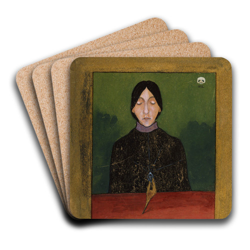 Fantasy by Hugo Simberg Art Drink Coaster set