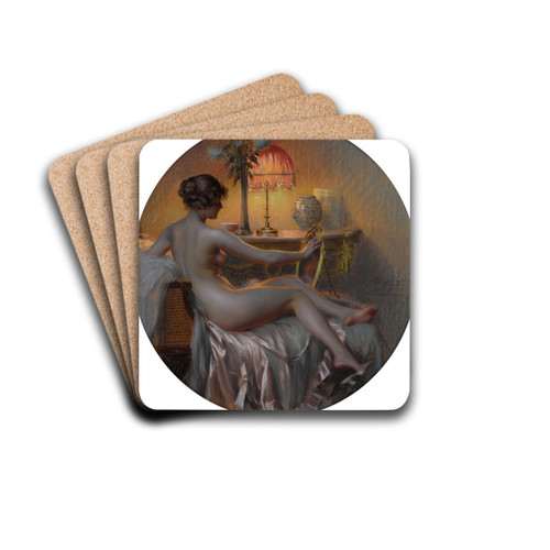 Le boudoir by Delphin Enjolras Drink Coasters - set of 4