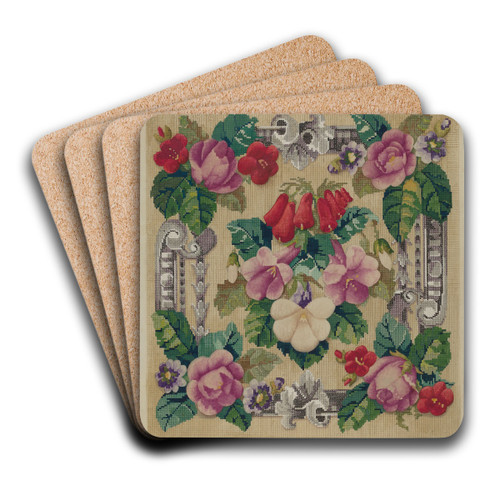 Chair Seat by Samuel O. Klein Art Drink Coaster set