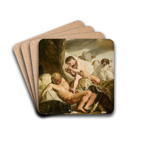 Argus, Mercury and Io by Jacob van Campen Drink Coasters - set of 4