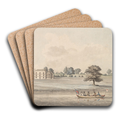 Langworth by Samuel Hieronymus Grimm Art Drink Coaster set