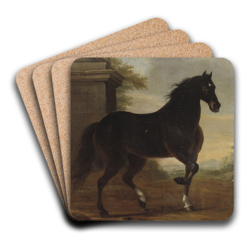 Karl XI's livhst Tott by David Klcker Ehrenstrahl Art Drink Coaster set