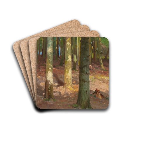 Wald by Adolf Kaufmann Drink Coasters - set of 4