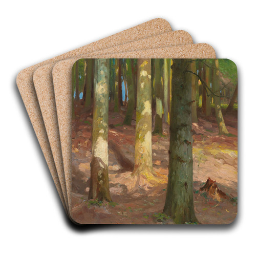 Wald by Adolf Kaufmann Art Drink Coaster set