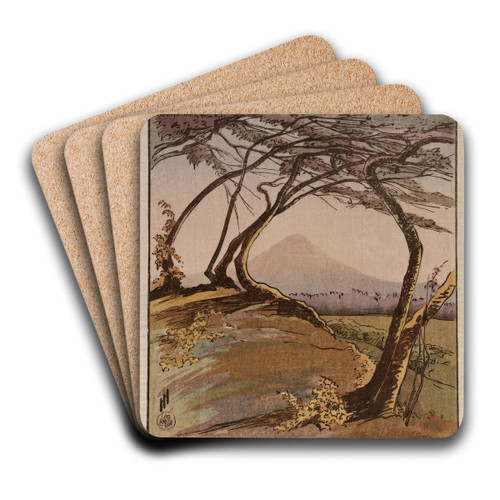 Mount Orizaba by Helen Hyde Art Drink Coaster set