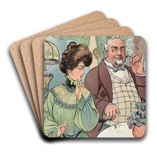 Quite a difference by Samuel Ehrhart Art Drink Coaster set