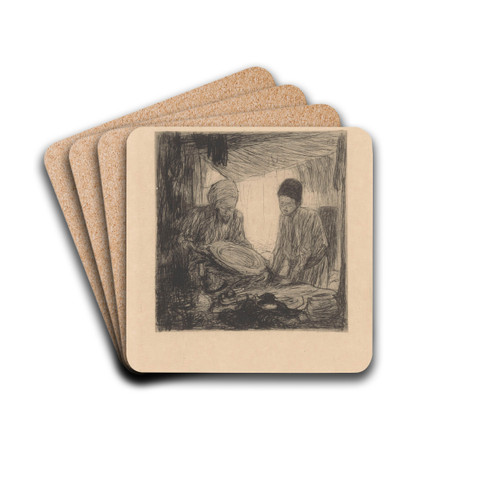 Koperslager in Constantinopel by Marius Bauer Drink Coasters - set of 4