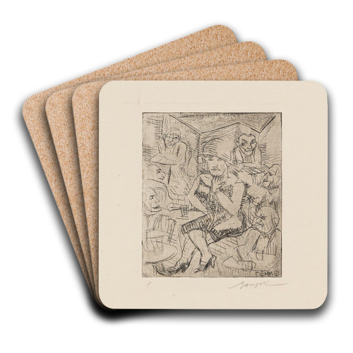 Femme by Paul Gangolf Art Drink Coaster set