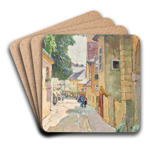 Die Dr. Seipel-Strae in Mdling by Carl Moll Art Drink Coaster set