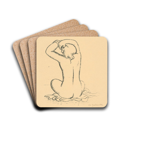 Akt by Mikul Galanda Drink Coasters - set of 4