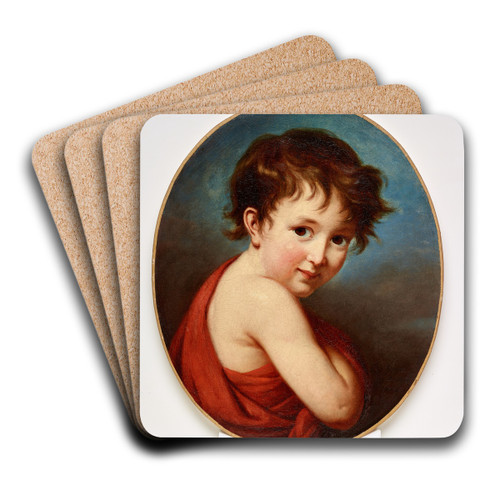 Portrait of Michel by Elisabeth Louise Vige Le Brun Art Drink Coaster set