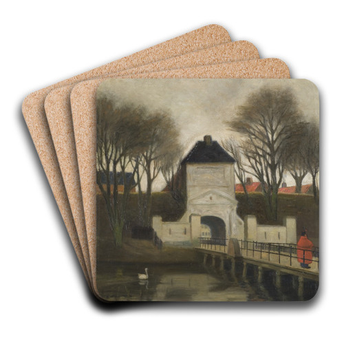 View of 'Kastellet', Copenhagen by Johan Rohde Art Drink Coaster set View of 'Kastellet', Copenhagen by Johan Rohde Art Drink Coaster set