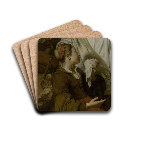 Hagar Weeping by Gerbrand van den Eeckhout Drink Coasters - set of 4