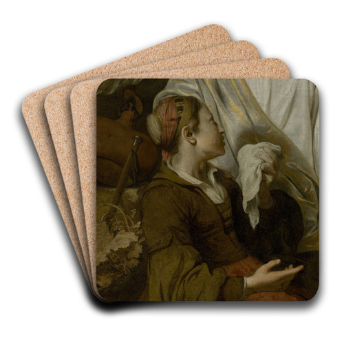 Hagar Weeping by Gerbrand van den Eeckhout Art Drink Coaster set