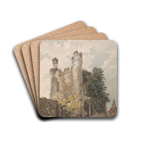 Tolleshunt-Beckingham, Essex by Thomas Girtin Drink Coasters - set of 4