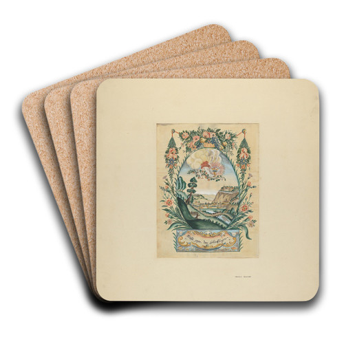 Zoar Decorative Painting - This World and the Next by Angelo Bulone Art Drink Coaster set Zoar Decorative Painting - This World and the Next by Angelo Bulone Art Drink Coaster set