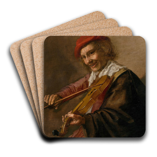 Le Violoniste by Jan Miense Molenaer Art Drink Coaster set