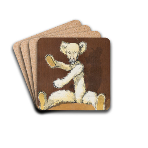 The charliebear by Udo Keppler Drink Coasters - set of 4