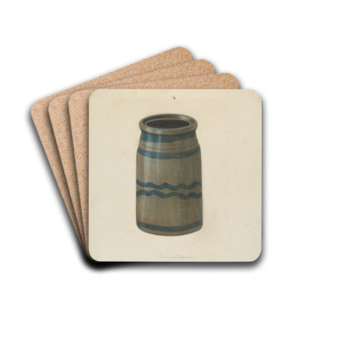 Jar by Francis Bruner Drink Coasters - set of 4