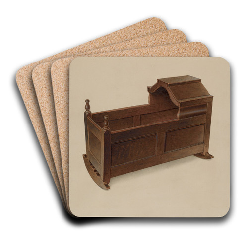 Cradle by Alfred H. Smith Art Drink Coaster set Cradle by Alfred H. Smith Art Drink Coaster set