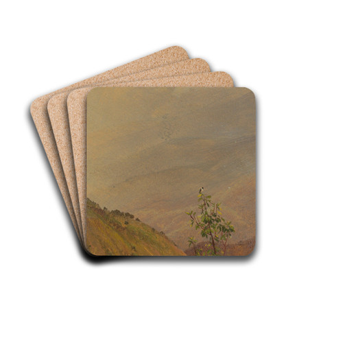 Landscape VI by Frederic Edwin Church Drink Coasters - set of 4