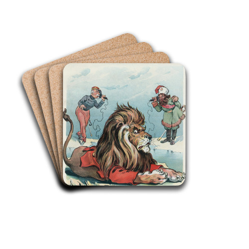 A division of labor by Udo Keppler Drink Coasters - set of 4