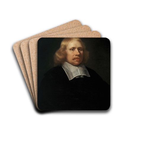 Portrait of a man by Jrgen Ovens Drink Coasters - set of 4