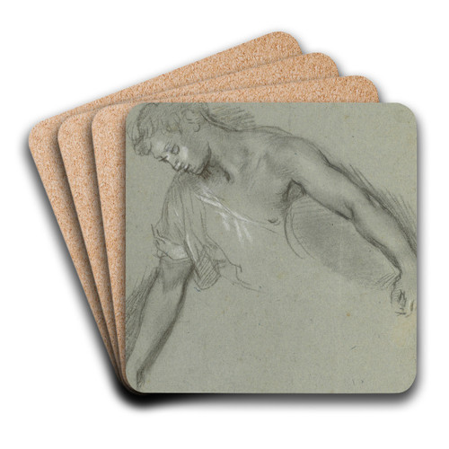 Figure Studies by Federico Barocci Art Drink Coaster set