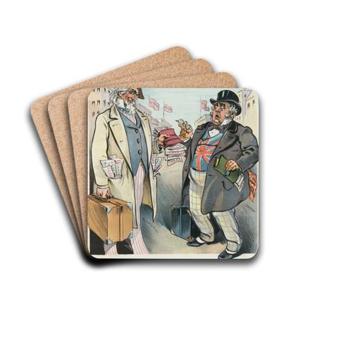 The two drummers by Udo Keppler Drink Coasters - set of 4