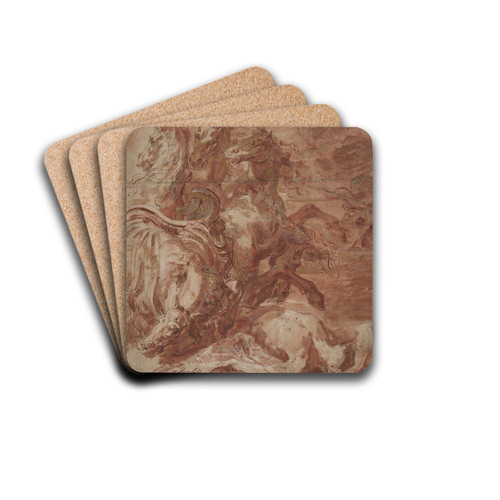 Hippolytus by Abraham Bloemaert Drink Coasters - set of 4 Hippolytus by Abraham Bloemaert Drink Coasters - set of 4