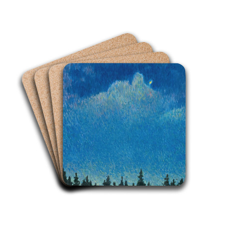 Mondschein by Giovanni Giacometti Drink Coasters - set of 4