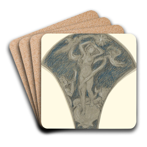 Study forVenus by Elihu Vedder Art Drink Coaster set