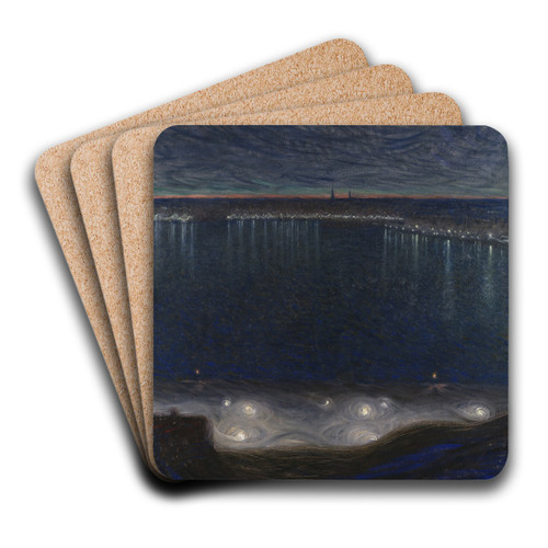 Riddarfjrden, Stockholm by Eugne Jansson Art Drink Coaster set