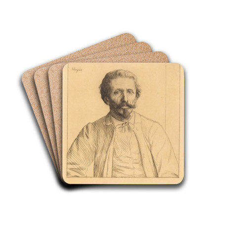 Auguste Delatre by Alphonse Legros Drink Coasters - set of 4