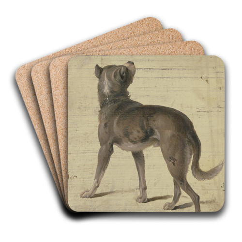 Dog by Philipp Rumpf Art Drink Coaster set