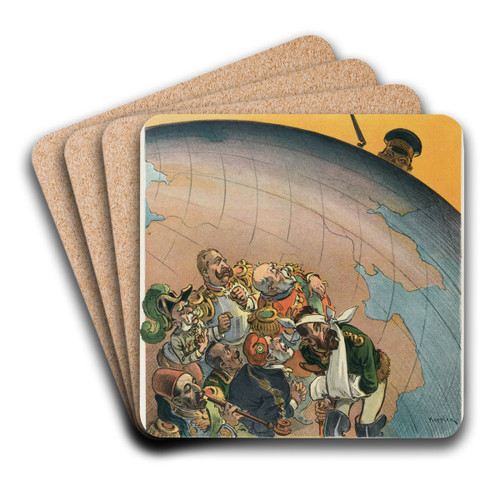 When by Udo Keppler Art Drink Coaster set