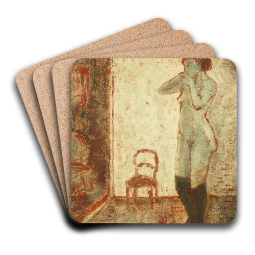 Model by Alvar Cawn Art Drink Coaster set Model by Alvar Cawn Art Drink Coaster set