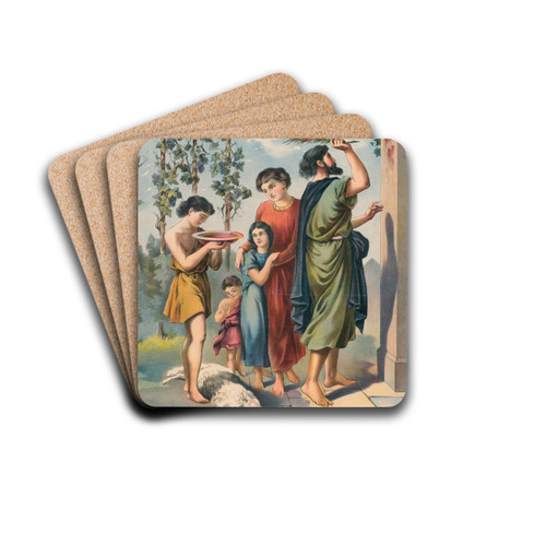 The Passover by Stecher Litho. Co Drink Coasters - set of 4