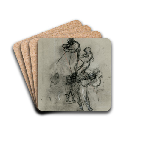 Glasblazers 2 by Isaac Israls Drink Coasters - set of 4