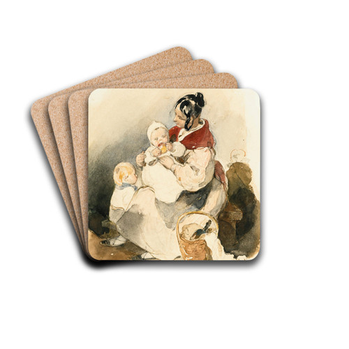 Mother's pride by Peter Fendi Drink Coasters - set of 4