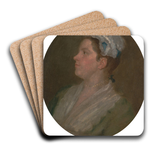 Ann Hogarth by William Hogarth Art Drink Coaster set