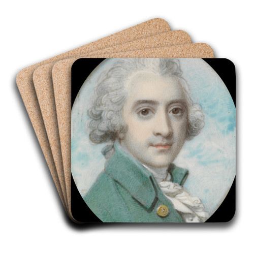 Portrait of a Gentleman by Richard Cosway Art Drink Coaster set