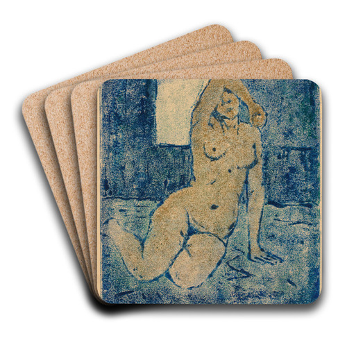 Model by Alvar Cawn Art Drink Coaster set Model by Alvar Cawn Art Drink Coaster set