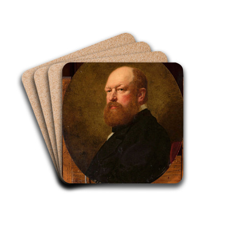 Portrait of Aleksander Branicki (18211877) by Andrzej Mniszech Drink Coasters - set of 4