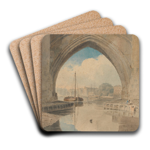 The Bridge by John Varley Art Drink Coaster set