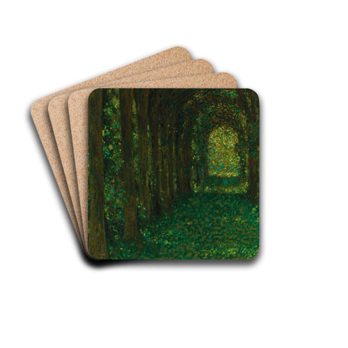 L'alle Verte by Henri Le Sidaner Drink Coasters - set of 4